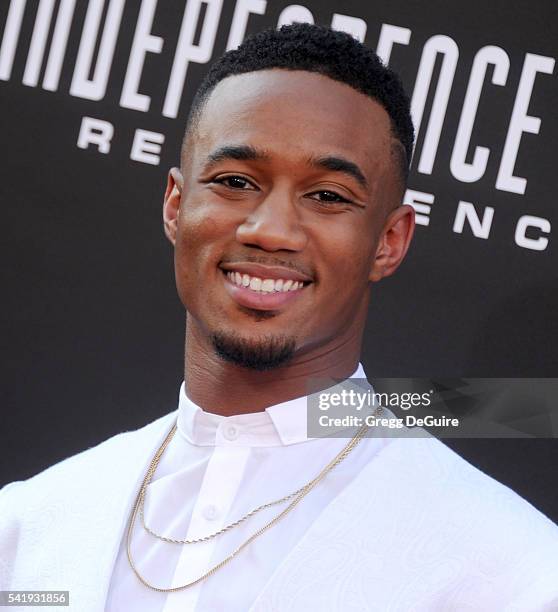 Actor Jessie Usher arrives at the premiere of 20th Century Fox's "Independence Day: Resurgence" at TCL Chinese Theatre on June 20, 2016 in Hollywood,...