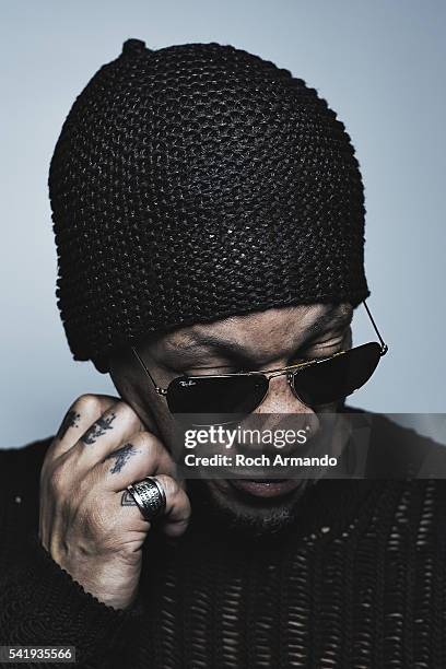 Actor JoeyStarr is photographed for Self Assignment on June 10, 2016 in Cabourg, France.