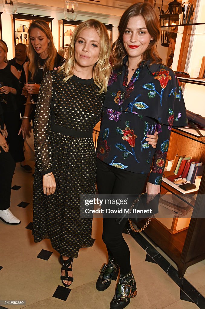 Wendy Rowe Book Launch Party Hosted By Sienna Miller