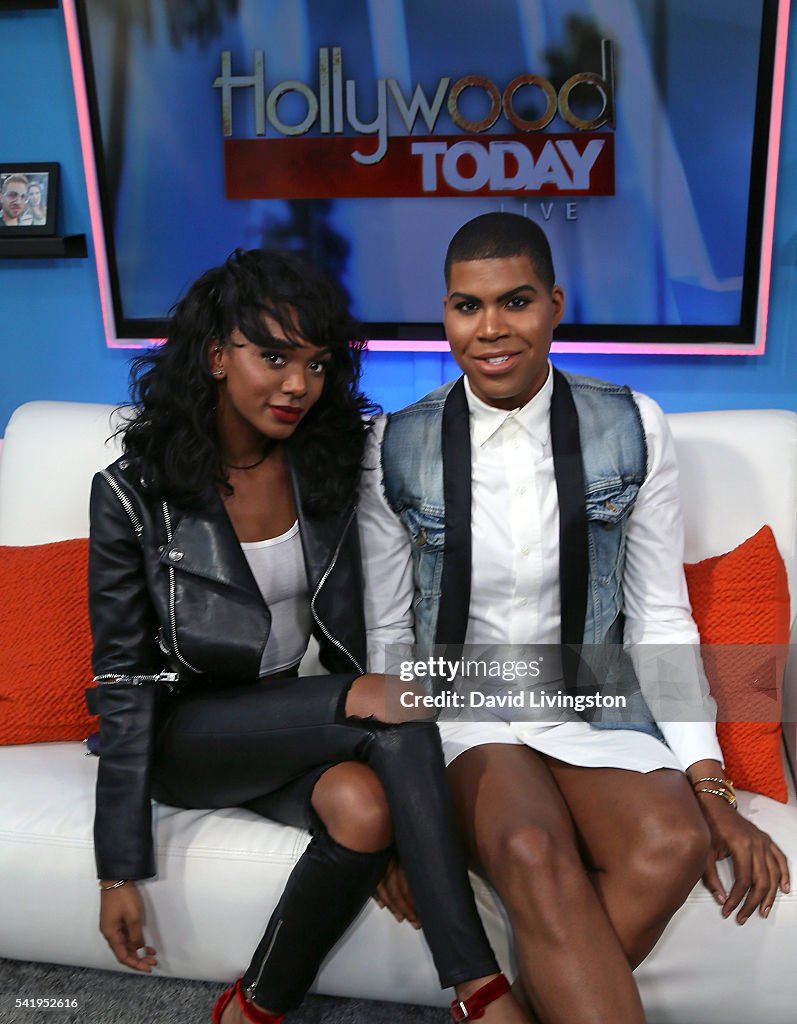 EJ Johnson And Merle Dandridge Visit Hollywood Today Live