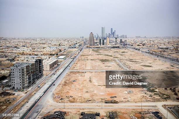 April 13: A view The King Abdullah Financial District on April 13, 2016 in Riyadh, Saudi Arabia. .