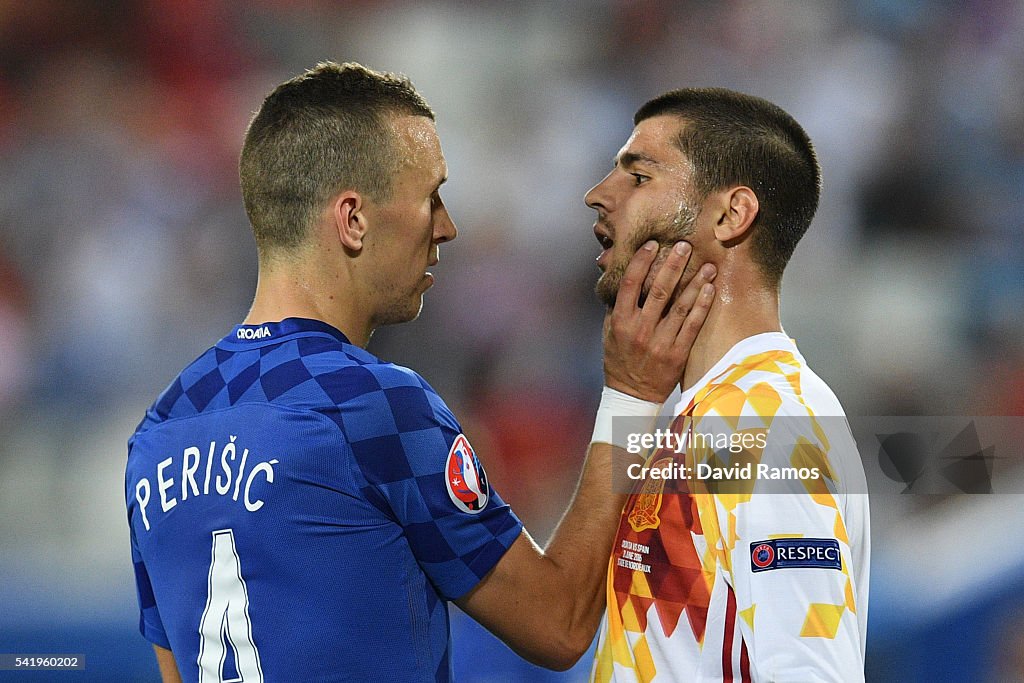 Croatia v Spain - Group D: UEFA Euro 2016