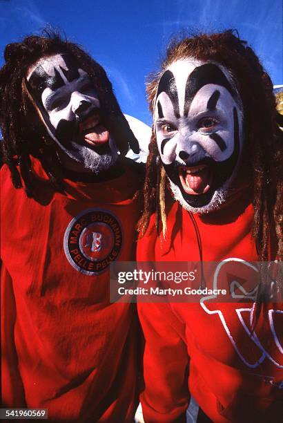 Insane Clown Posse, portrait, Detroit, United States, 1997. Violent J and Shaggy 2 Dope .