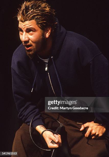 Chino Moreno of Deftones performs on stage, United Kingdom, 1997.