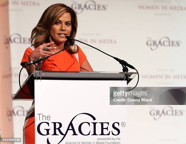 Broadcaster Robin Meade appears during the 41st Annual Gracies Awards Luncheon at Cipriani 42nd Street on June 21, 2016 in New York City.