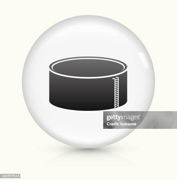 gas container icon on white round vector button - storage container white background stock illustrations