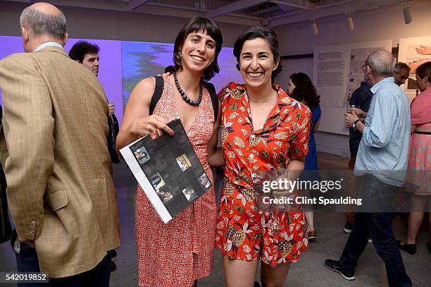Carlin Wing and Seda Gurses attend the Opening Reception for the New International Center of Photography Museum and its Premiere Exhibition: Public,...