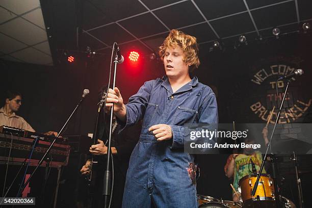 Ty Segall of Ty Segall & The Muggers performs on stage at Brudenell Social Club on June 16, 2016 in Leeds, England.