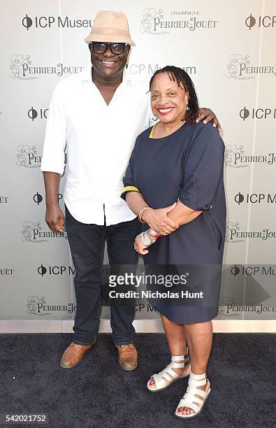 Hank Thomas and Deborah Willis attend Opening Night Of The New ICP Museum At 250 Bowery on June 21, 2016 in New York City.