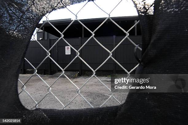 View of the Pulse Nightclub main entrance on June 21, 2016 in Orlando, Florida. The Orlando community continues to mourn the June 12 shooting at the...