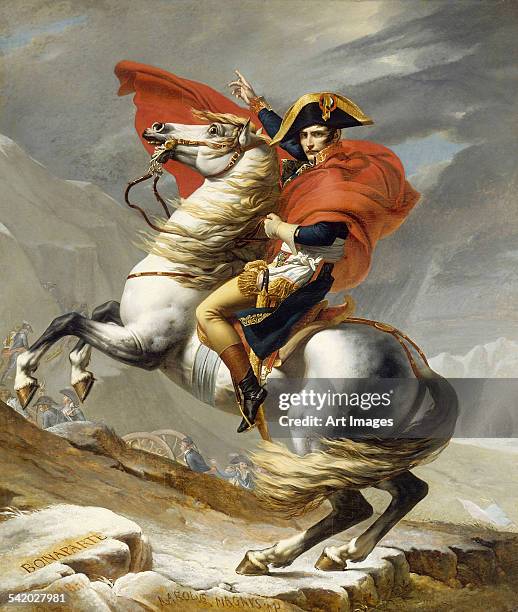 Napoleon Crossing the Grand Saint-Bernard Pass, 20 May 1800, 1802