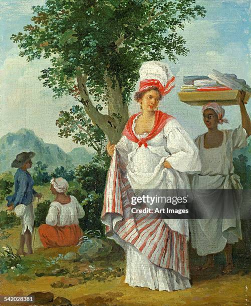 West Indian Creole Woman with her Black Servant, c.1780