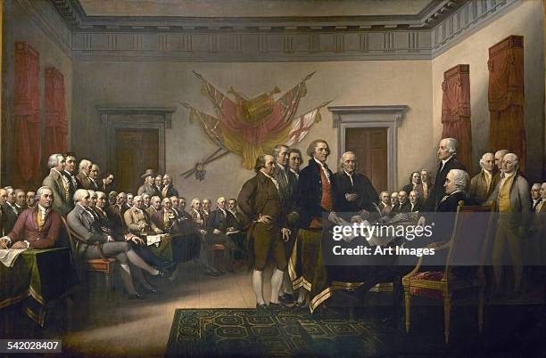 Signing the Declaration of Independence, July 4th, 1776