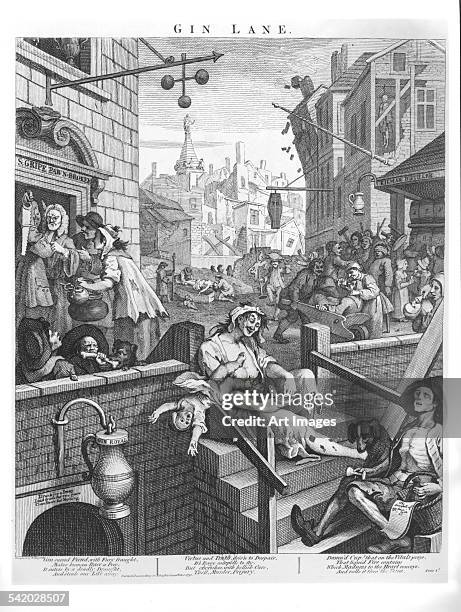 Gin Lane, 1751