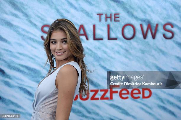 Daniela Lopez attends the "The Shallows" world premiere at AMC Loews Lincoln Square on June 21, 2016 in New York City.