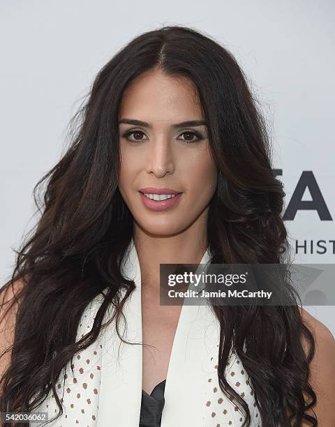 Carmen Carrera attends the amfAR generationCure Solstice 2016 on June 21, 2016 in New York City.