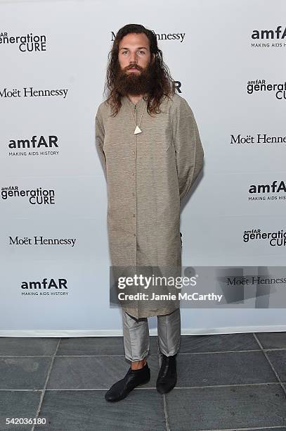 Phill Sullivan attends the amfAR generationCure Solstice 2016 on June 21, 2016 in New York City.