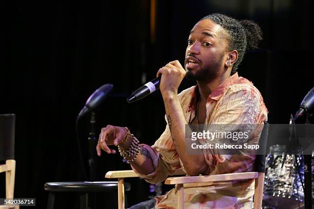 Music director/producer and GRAMMY Camp guest professional Brian London speaks with students at the GRAMMY Foundation's 12th Annual GRAMMY Camp at...
