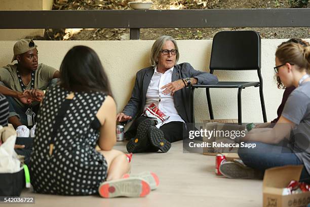 Chapter Governor Jeff Greenberg speaks with students at the GRAMMY Foundation's 12th Annual GRAMMY Camp at the University of Southern California...