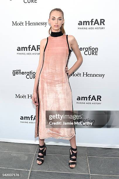 Yulia Rose attends the amfAR generationCure Solstice 2016 on June 21, 2016 in New York City.