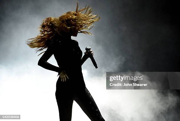 Singer Selena Gomez performs during her 'Revival Tour' at the Bridgestone Arena on June 21, 2016 in Nashville, Tennessee.