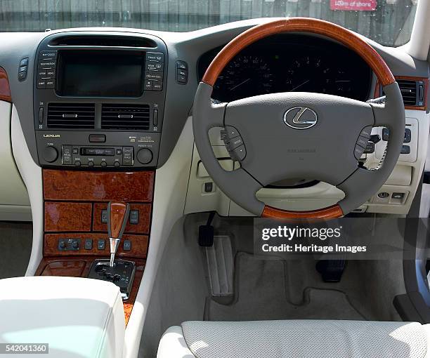 Lexus LS430 by Southampton Water.