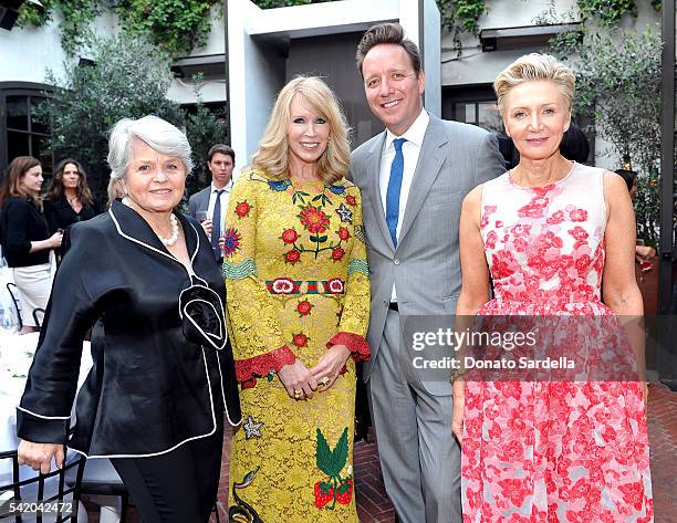 Barbara Bollenbach, Susan Casden, Jerome Kerr-Jarrett, and Shelley Reid attend as Susan Casden and Friends of The Costume Institute, The Metropolitan...