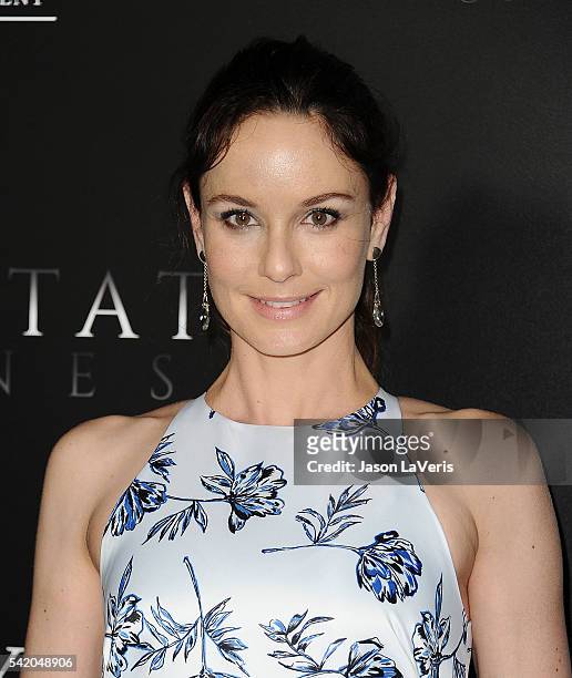 Actress Sarah Wayne Callies attends the premiere of "Free State of Jones" at DGA Theater on June 21, 2016 in Los Angeles, California.