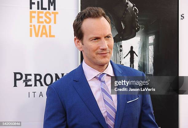 Actor Patrick Wilson attends the premiere of "The Conjuring 2" at the 2016 Los Angeles Film Festival at TCL Chinese Theatre IMAX on June 7, 2016 in...