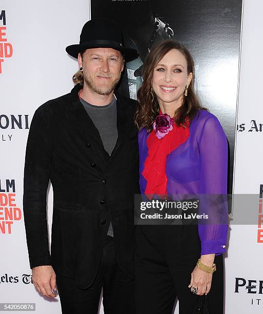 Actress Vera Farmiga and husband Renn Hawkey attend the premiere of "The Conjuring 2" at the 2016 Los Angeles Film Festival at TCL Chinese Theatre...