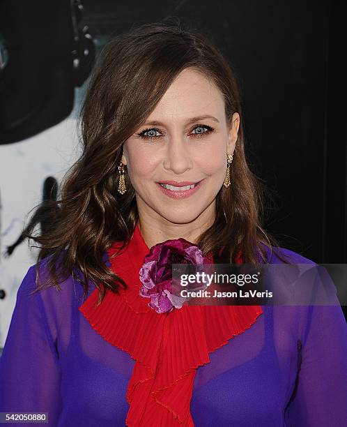 Actress Vera Farmiga attends the premiere of "The Conjuring 2" at the 2016 Los Angeles Film Festival at TCL Chinese Theatre IMAX on June 7, 2016 in...