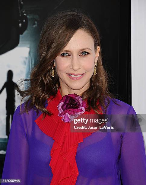 Actress Vera Farmiga attends the premiere of "The Conjuring 2" at the 2016 Los Angeles Film Festival at TCL Chinese Theatre IMAX on June 7, 2016 in...