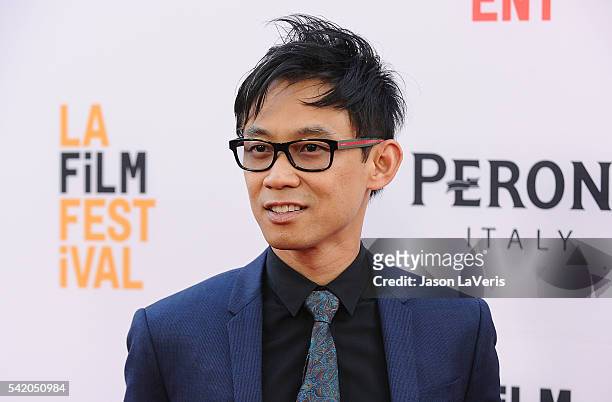 Director James Wan attends the premiere of "The Conjuring 2" at the 2016 Los Angeles Film Festival at TCL Chinese Theatre IMAX on June 7, 2016 in...