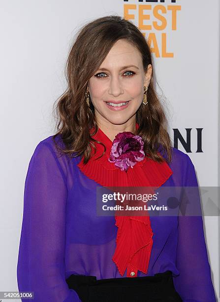 Actress Vera Farmiga attends the premiere of "The Conjuring 2" at the 2016 Los Angeles Film Festival at TCL Chinese Theatre IMAX on June 7, 2016 in...