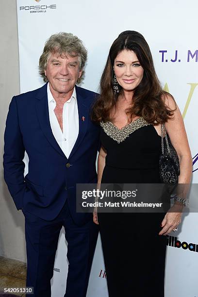 Ken Todd and TV personality Lisa Vanderpump attend the Women of Influence Awards at The Wilshire Ebell Theatre on June 21, 2016 in Los Angeles,...