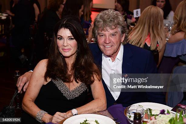 Personalities Lisa Vanderpump and Ken Todd attend the Women of Influence Awards at The Wilshire Ebell Theatre on June 21, 2016 in Los Angeles,...