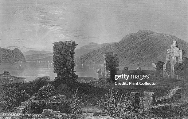 View of the Ruins of Fort Ticonderoga', 1859. Fort Ticonderoga, formerly Fort Carillon, was a large 18th-century star fort built on Lake Champlain in...