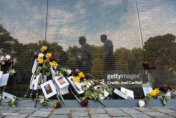 vietnam veterans memorial in washington d.c - vietnam memorial stock pictures, royalty-free photos & images