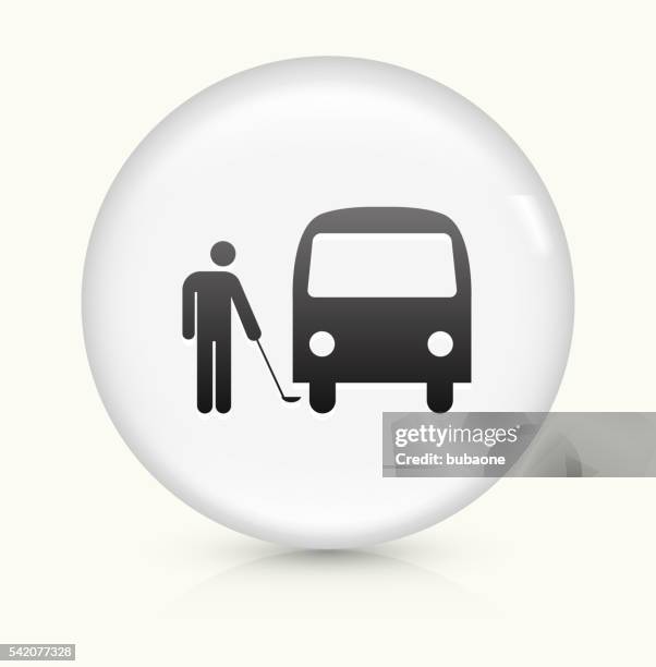 checking car icon on white round vector button - looking into mirror stock illustrations
