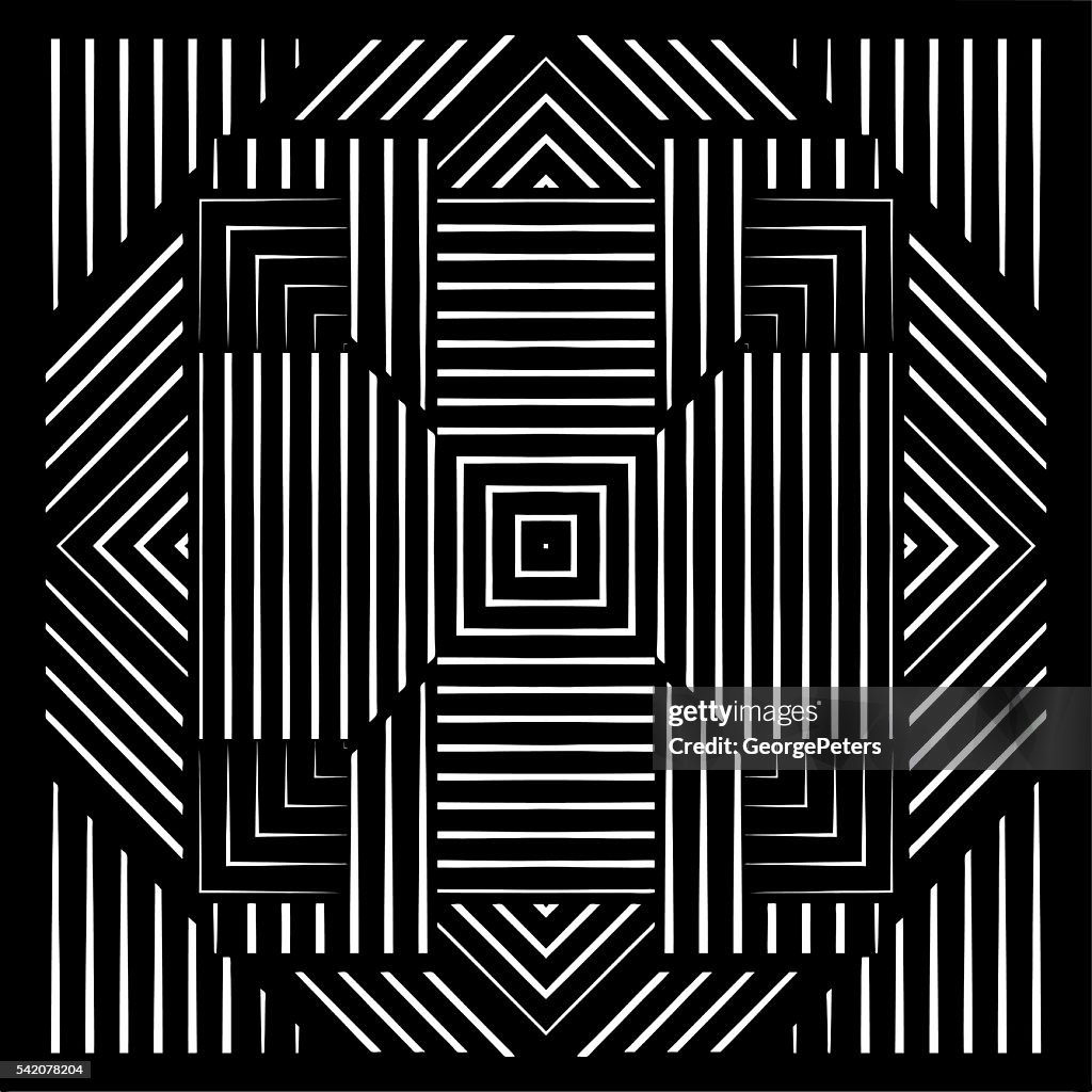 Mirror Random Pattern Geometrical Mirrored Pattern Background High-Res Vector Graphic - Getty ...