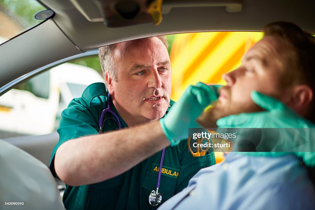 Car crash paramedic