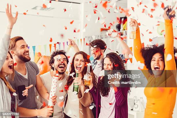 birthday party in the office - firande bildbanksfoton och bilder