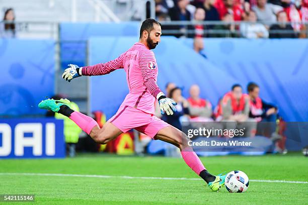 Volkan Babacan of Turkey during the UEFA EURO 2016 Group D match between Czech Republic and Turkey at Stade Bollaert-Delelis on June 21, 2016 in...