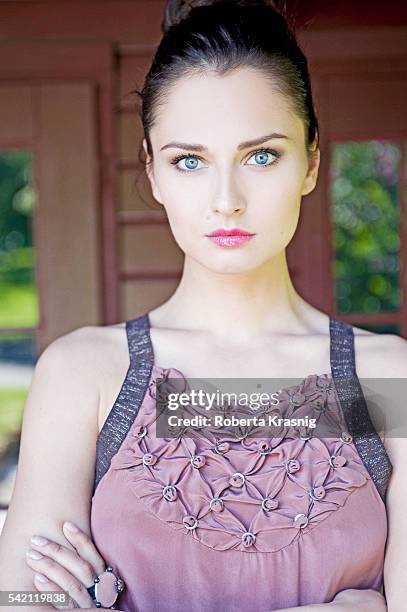 Actress Anna Safroncik is photographed for Self Assignment on May 21, 2010 in Rome, Italy.