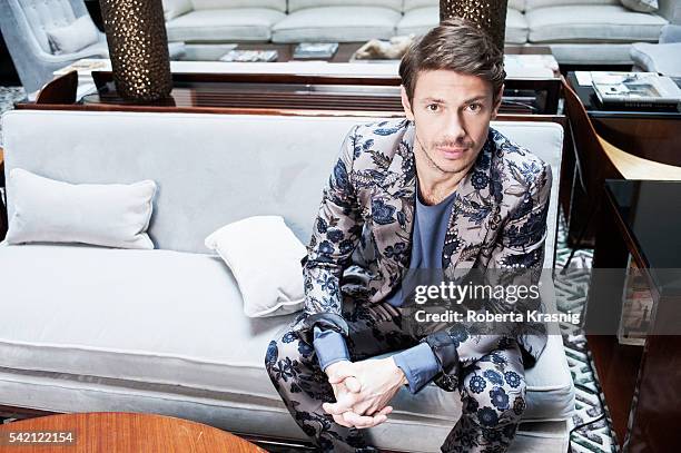 Actor Giorgio Pasotti is photographed for Self Assignment on February 4, 2014 in Rome, Italy.