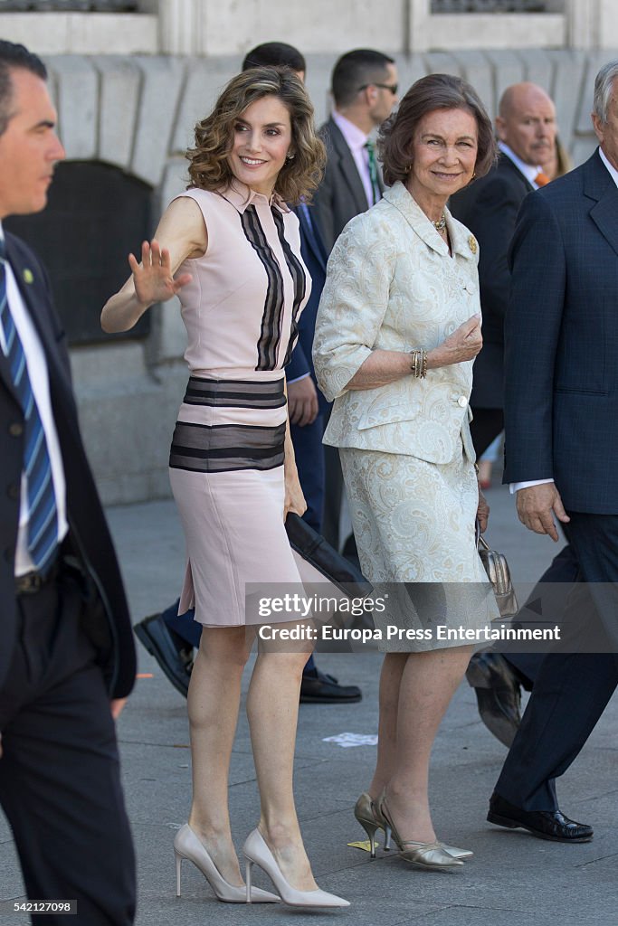 Queen Sofia and Queen Letizia of Spain Attend FAD 30th Anniversary
