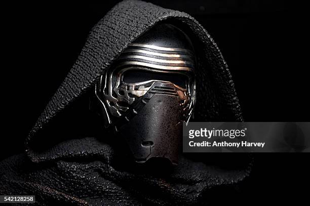 Star Wars: Episode VII character Kylo Ren at the Star Wars Gallery at Harrods on June 18, 2016 in London, England.