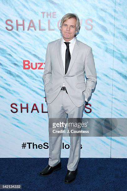 Anthony Jaswinski attends "The Shallows" World Premiere at the AMC Loews Lincoln Square 13 theater on June 21, 2016 in New York City.