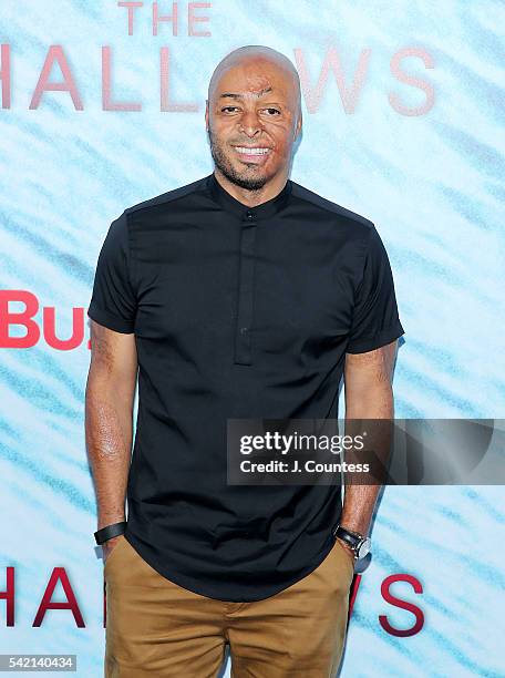 Martinez attends "The Shallows" World Premiere at the AMC Loews Lincoln Square 13 theater on June 21, 2016 in New York City.