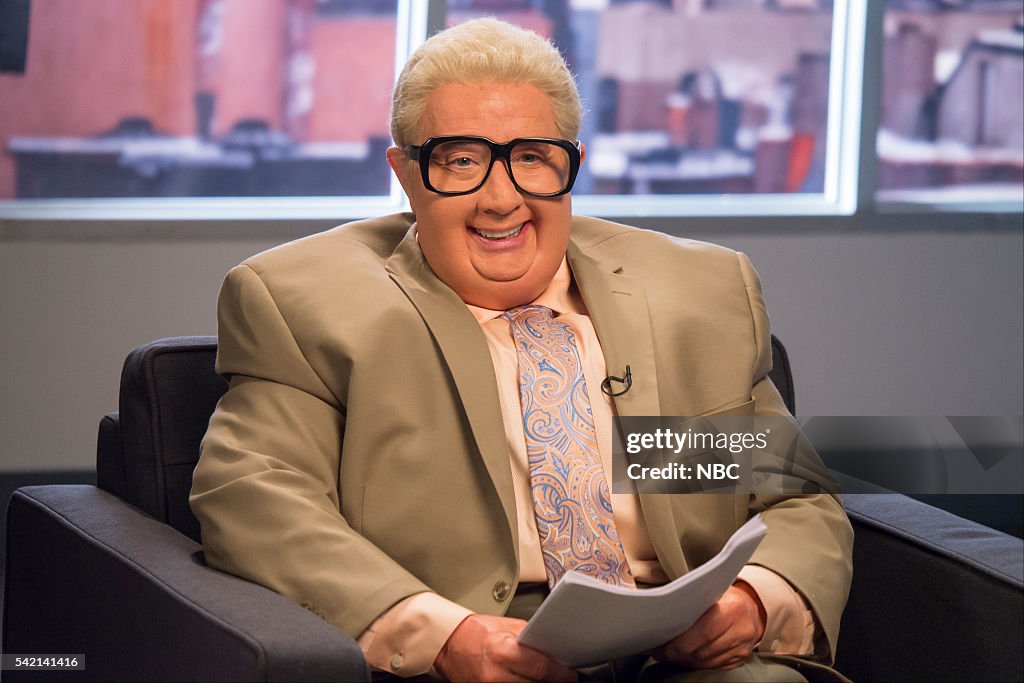 Martin Short as Jiminy Glick during the "Jiminy Glick Ricky Gervais